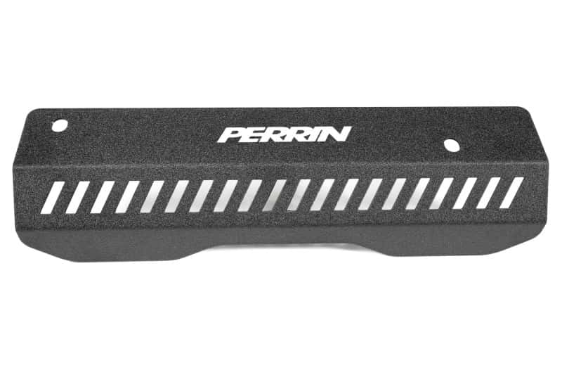 Perrin Performance — PERRIN 22-25 Subaru WRX Pulley Cover - Black (SHORT - For Use w/PERRIN AOS) - view 2