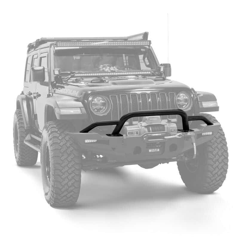 Westin — Westin 20-25 Jeep Gladiator / 18-25 Wrangler JL XTS Round Bull Bar - Tex. Blk
Bull Bar - view 6