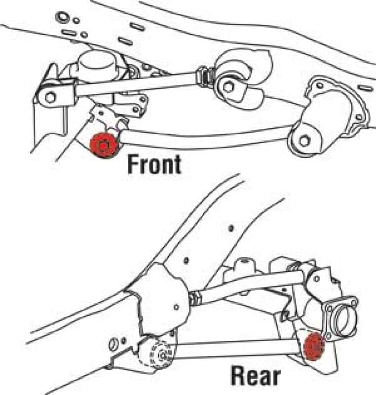 SPC Performance — SPC Performance Front/Rear Lower Control Arm xAxis Joint Jeep 07-14 Wrangler / 93-98 Grand Cherokee
CROSSAXIS JOINT
XAXIS JOINT - view 4