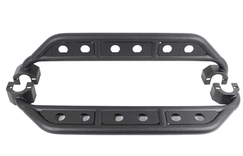 Fishbone Offroad — Fishbone Offroad 07-18 Jeep Wrangler JK 2 Door Steel Side Steps - Black Textured Powdercoat - view 1