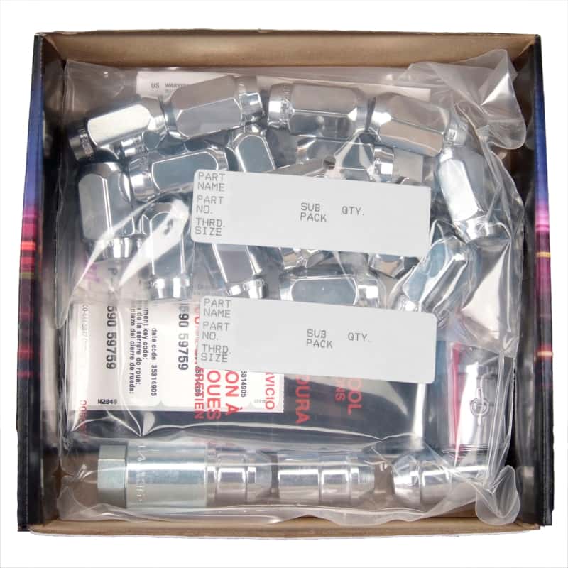 McGard — McGard Jeep Wrangler Hex Install Kit (Cone Seat) 1/2-20 / 13/16 Hex (18 Lug Nuts / 5 Locks) - Chrome - view 6