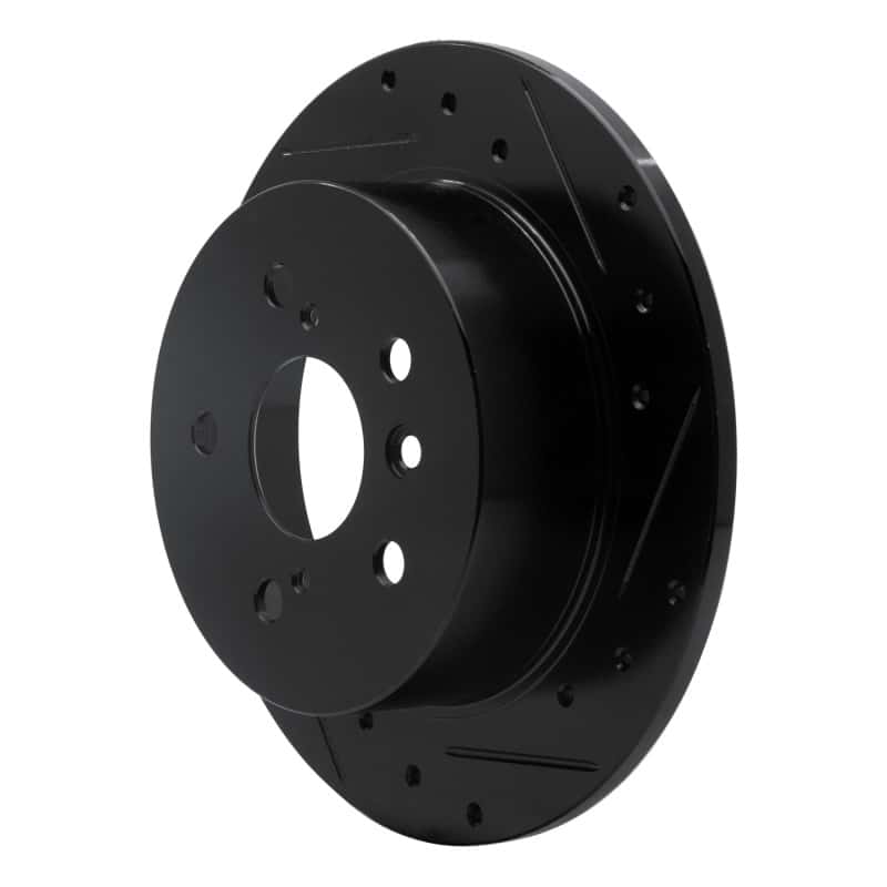 R1 Concepts — R1 07-12 Lexus ES350 Rear Right Drilled & Slotted Black Brake Rotor
R1 Brake Rotor Drill - view 2