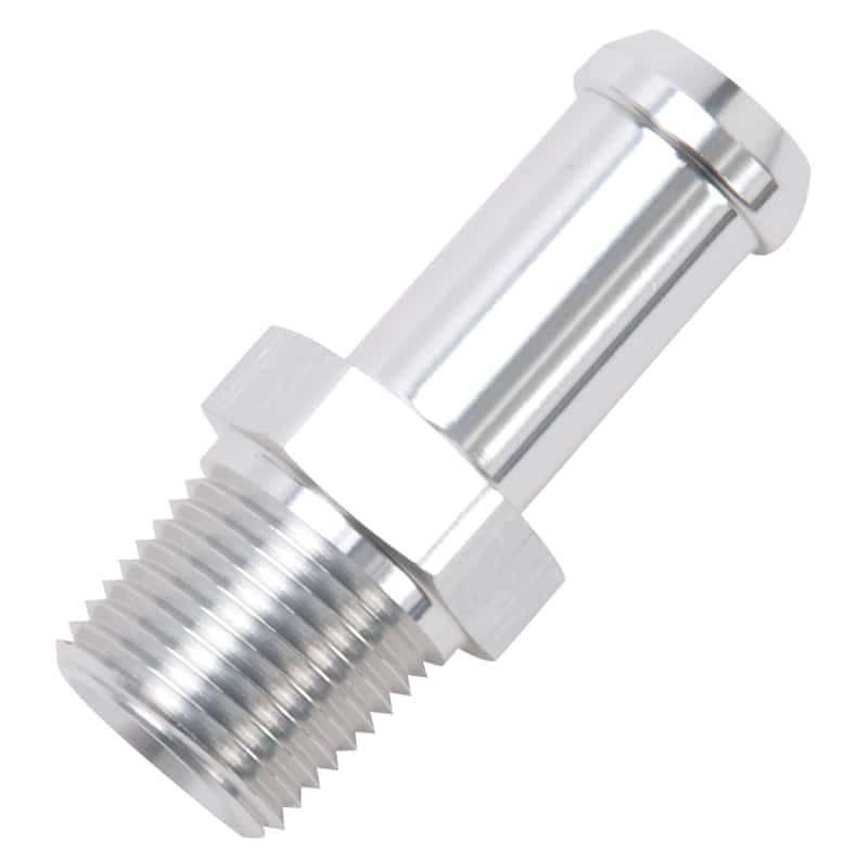 Edelbrock — Edelbrock Hose End Straight 3/8In NPT to 1/2In Barb Clear Anodize
KIT PARTS - view 4
