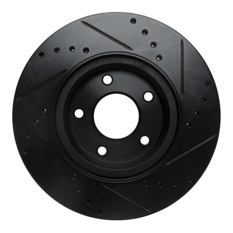 R1 Concepts — R1 13-25 Nissan Altima Front Left Drilled & Slotted Black Brake Rotor
R1 Brake Rotor Drill - view 5