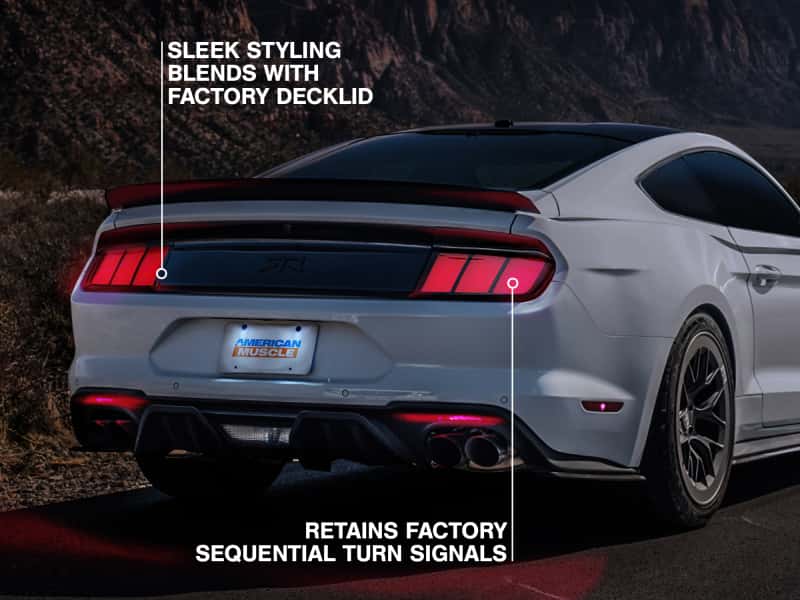 Raxiom — Raxiom 15-22 Ford Mustang Profile LED Tail Lights - Gloss Black Housing (Smoked Lens)
Lights - view 9