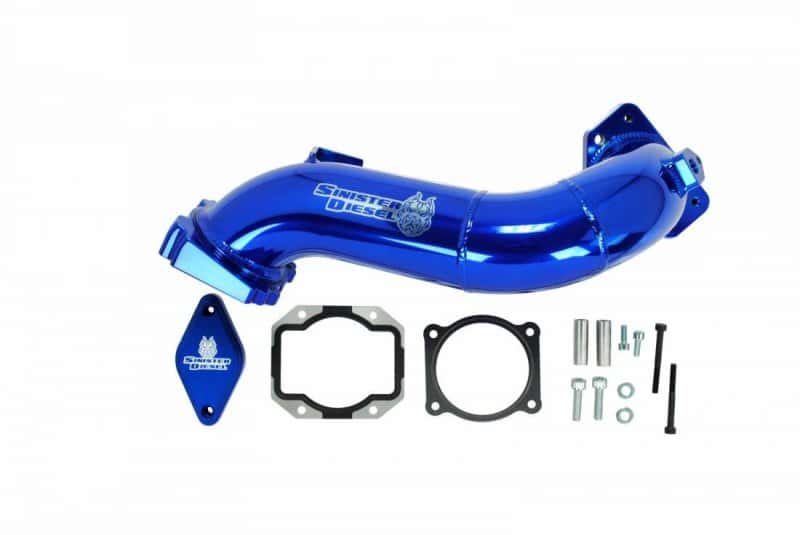 Sinister Diesel — Sinister Diesel 11-15 Chevy Duramax LML Intake Bridge
Intake Bridge - view 6