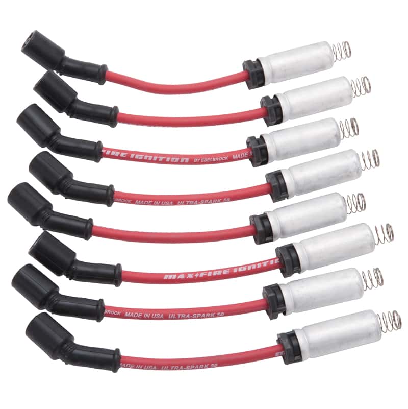Edelbrock — Edelbrock Spark Plug Wire Set Ls Kit w/ Metal Sleeves 99-15 50 Ohm Resistance Red Wire (Set of 8)
ELECTRONICS - view 2