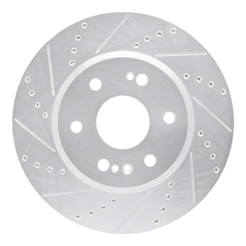 R1 Concepts — R1 2019-2026 Cadillac Vistiq Front Left Drilled & Slotted Silver Brake Rotor
R1 Brake Rotor Drill - view 1