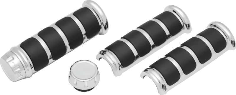 Kuryakyn — Kuryakyn ISO Grips For Heated Grips Chrome - view 1
