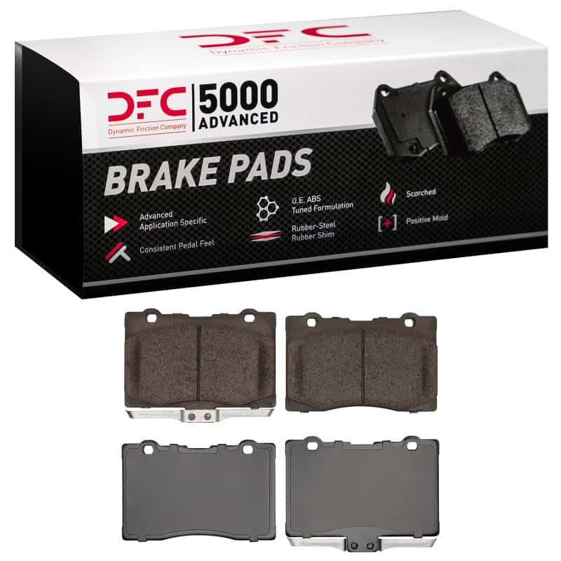 DFC — DFC 05-12 Acura RL Front 5000 Advanced Low Metallic Brake Pads
DFC Brake Pad Set - view 1