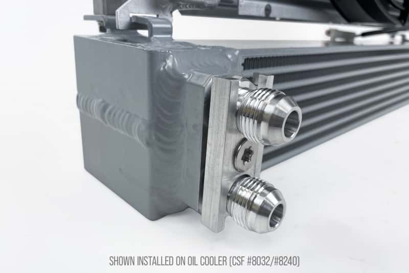 CSF — CSF BMW Oil Line -10 AN Adapter Fitting Kit
CSF Oil Line Fitting - view 3