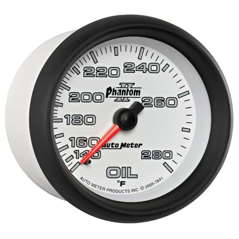 AutoMeter — AutoMeter Gauge Oil Temp 2-5/8in. 140-280 Deg. F Mechanical Phantom II
2-5/8" OIL TEMP, 14 - view 10