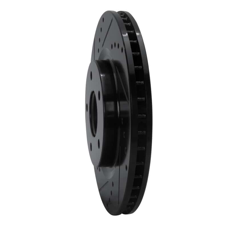 R1 Concepts — R1 07-15 Nissan Sentra Front Left Drilled & Slotted Black Brake Rotor
R1 Brake Rotor Drill - view 2