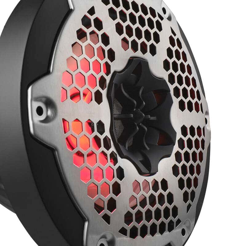 DS18 — DS18 NXL-M Series Spkr w/ RGB LED Lights 6.5in 2-Way 100 Watts RMS 4 ohm Blk Grill Detached w/ Cover - view 11