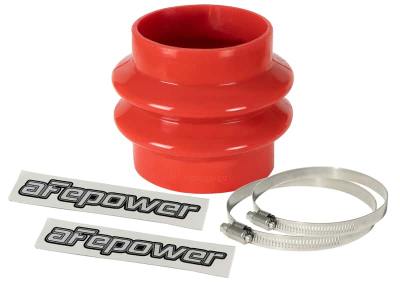aFe — aFe Magnum FORCE Intake Coupling Kit (3-1/8 IN ID to 3 IN x 3-1/2 IN L) Straight Bellow- Red
Intake Coupling Kit - view 1
