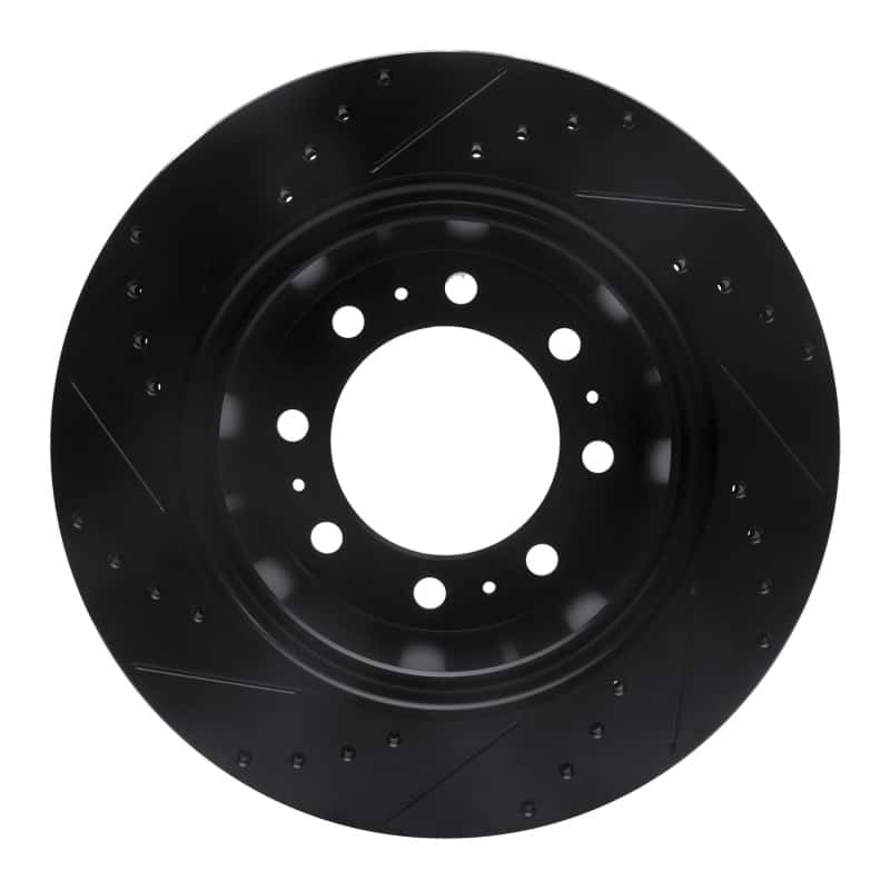 R1 Concepts — R1 09-25 Dodge Ram 3500 Rear Right Drilled & Slotted Black Brake Rotor
R1 Brake Rotor Drill - view 5