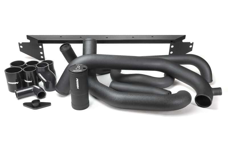 Perrin Performance — PERRIN 02-07 Subaru WRX/STI Front Mount Intercooler Boost Tube Kit - Black - view 1