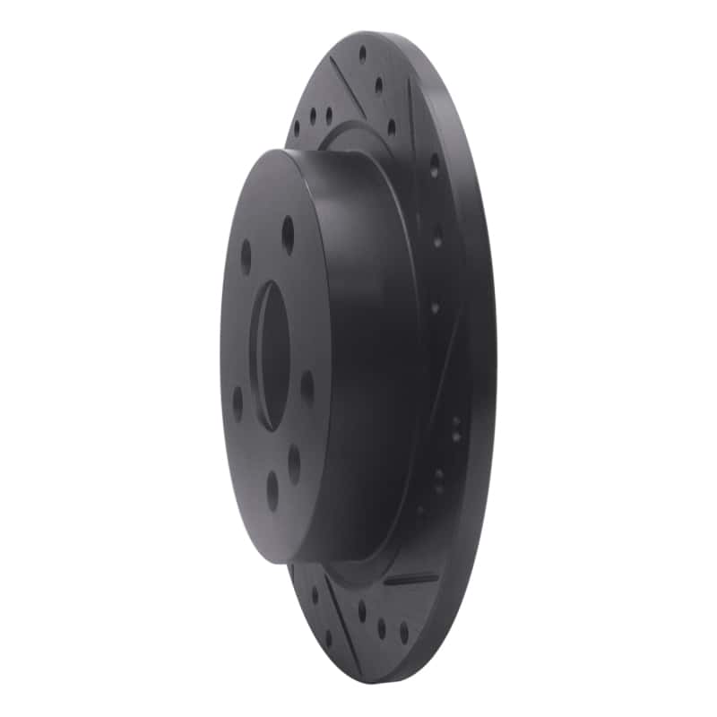 R1 Concepts — R1 11-16 Buick LaCrosse Rear Right Drilled & Slotted Black Brake Rotor
R1 Brake Rotor Drill - view 2