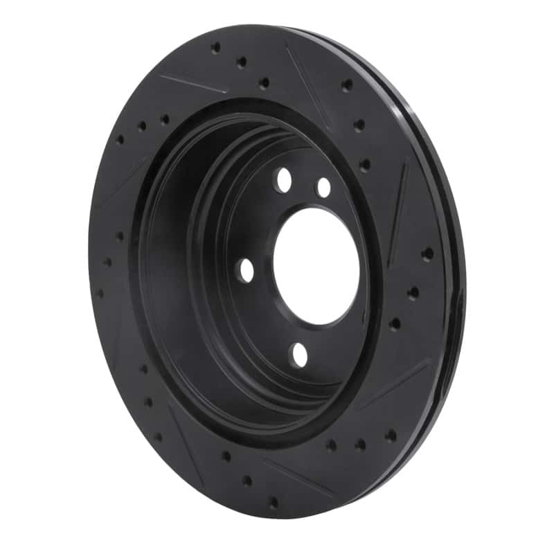 R1 Concepts — R1 06-20 BMW 328I Rear Left Drilled & Slotted Black Brake Rotor
R1 Brake Rotor Drill - view 4