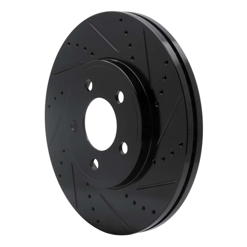 R1 Concepts — R1 03-11 Ford Crown Victoria Front Right Drilled & Slotted Black Brake Rotor
R1 Brake Rotor Drill - view 2