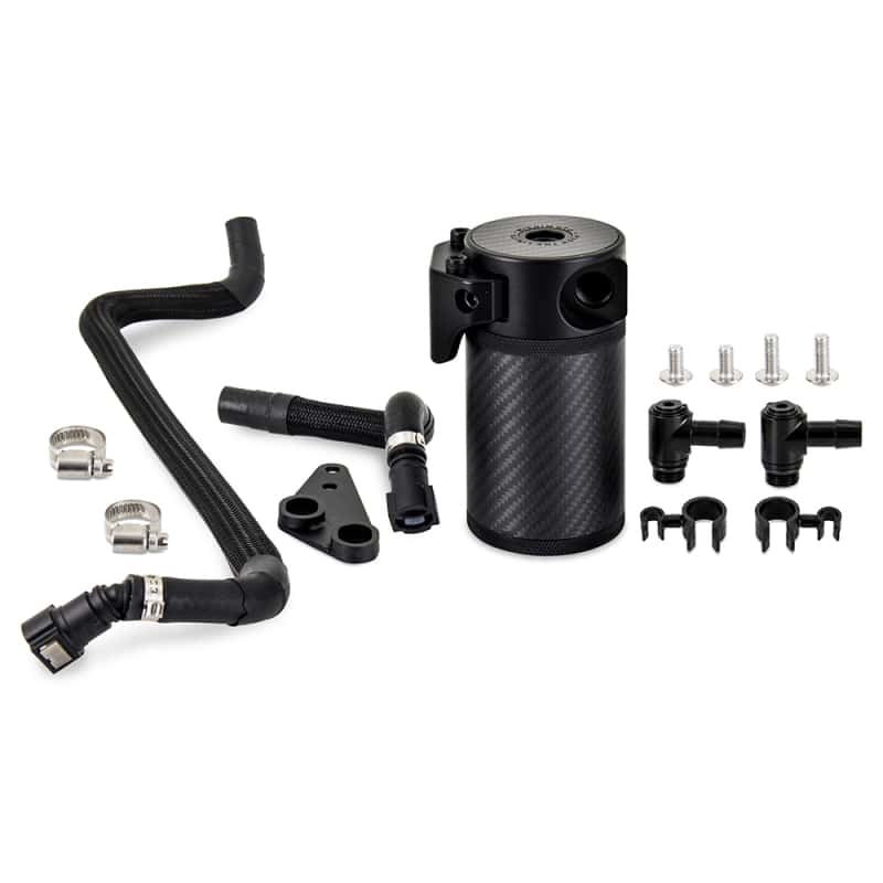 Mishimoto — Mishimoto 2020+ Chevrolet Corvette C8 Baffled Oil Catch Can Kit (PCV Side) - Carbon Fiber
Oil Catch Can Kit - view 1
