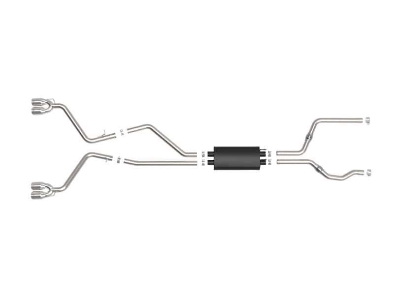 aFe — aFe MACH Force-Xp 2.5in. 304 SS C/B Exhaust 20-21 Ford Explorer V6-3.0L - Polished Tip
Cat-Back Exhaust - view 2