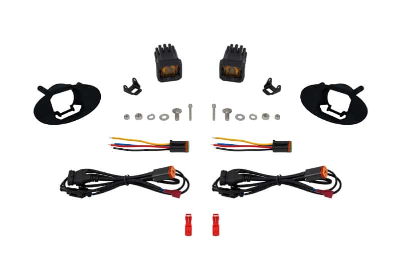 Diode Dynamics — Diode Dynamics SSC1 Type MZ LED Fog Light Kit Yellow SAE Fog - view 1