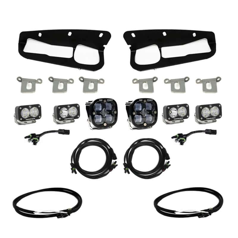 Baja Designs — Baja Designs 2021+ Ford Bronco Clear SAE Fog Pocket Kit w/Upfitter - view 2