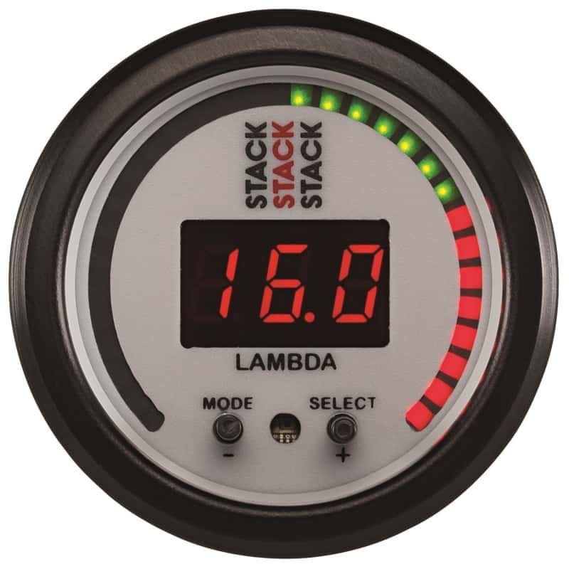 AutoMeter — Autometer Stack 52mm Pro-Control Wideband Air/Fuel Ratio (Lambda) Gauge - White
Ga PC LAMBDA WHT - view 1