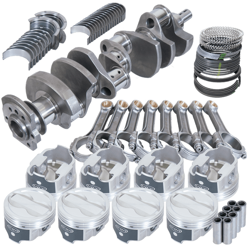 Eagle — Eagle Chevy 350 3.750in Crank 5.700in I-Beam Rods -18cc 4.060in Pistons Rotating Assembly
Street & Strip Assy - view 1