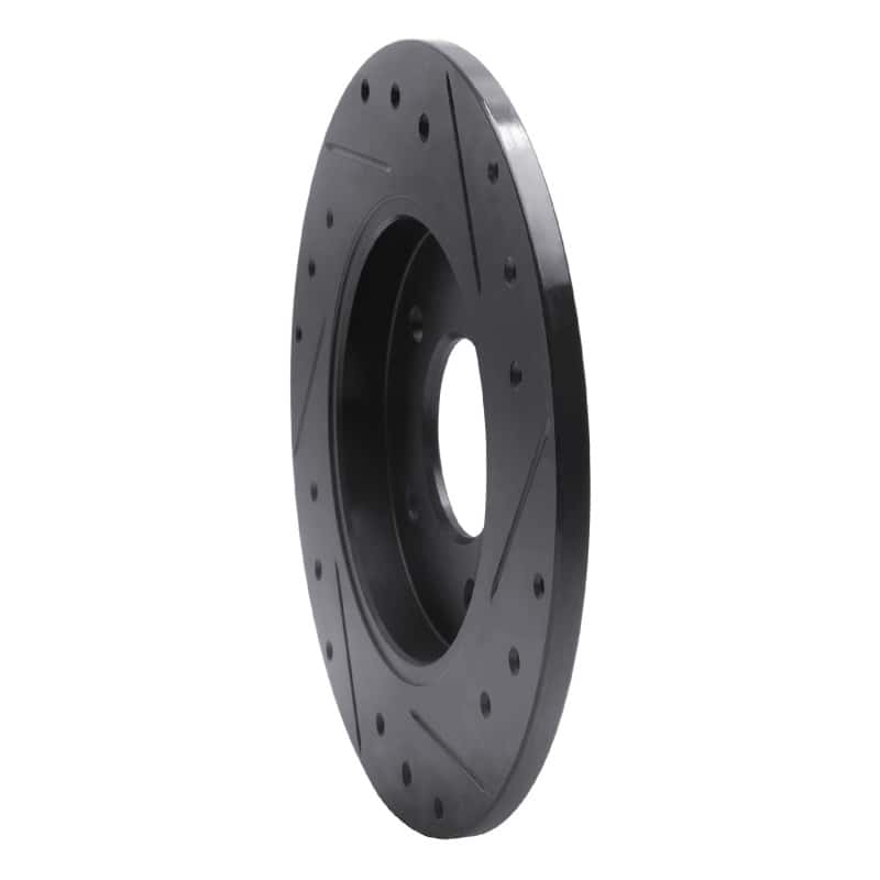 R1 Concepts — R1 94-99 Buick Regal Rear Left Drilled & Slotted Black Brake Rotor
R1 Brake Rotor Drill - view 4