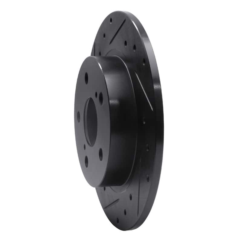 R1 Concepts — R1 11-16 Scion TC Rear Left Drilled & Slotted Black Brake Rotor
R1 Brake Rotor Drill - view 2