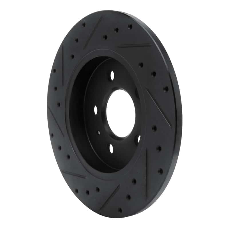 R1 Concepts — R1 00-09 Audi A4 (USA/Canada) Rear Right Drilled & Slotted Black Brake Rotor
R1 Brake Rotor Drill - view 4