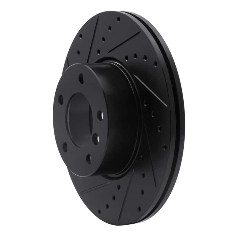 R1 Concepts — R1 07-21 BMW 430I xDrive Front Left Drilled & Slotted Black Brake Rotor
R1 Brake Rotor Drill - view 2