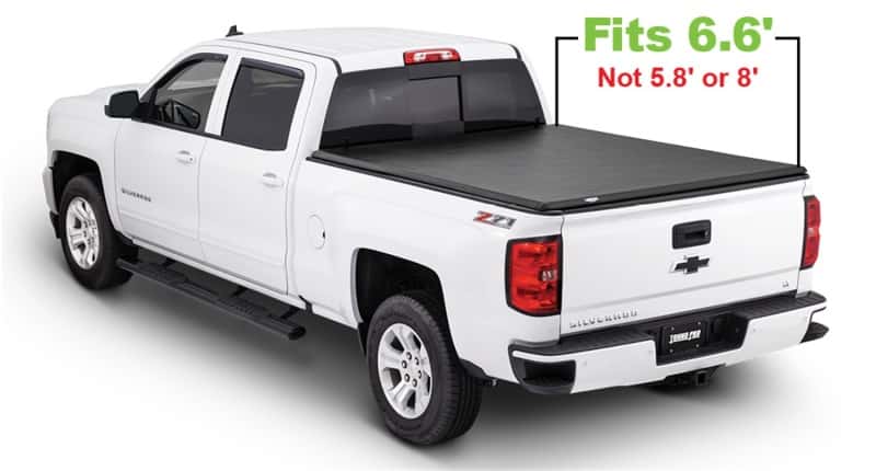 Tonno Pro — Tonno Pro 15-19 Chevy Silverado 3500 6.6ft Fleetside Hard Fold Tonneau Cover
Hard Fold Bed Cover - view 4