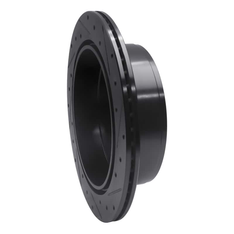 R1 Concepts — R1 04-11 Ford F-150 RWD Rear Left Drilled & Slotted Black Brake Rotor
R1 Brake Rotor Drill - view 4