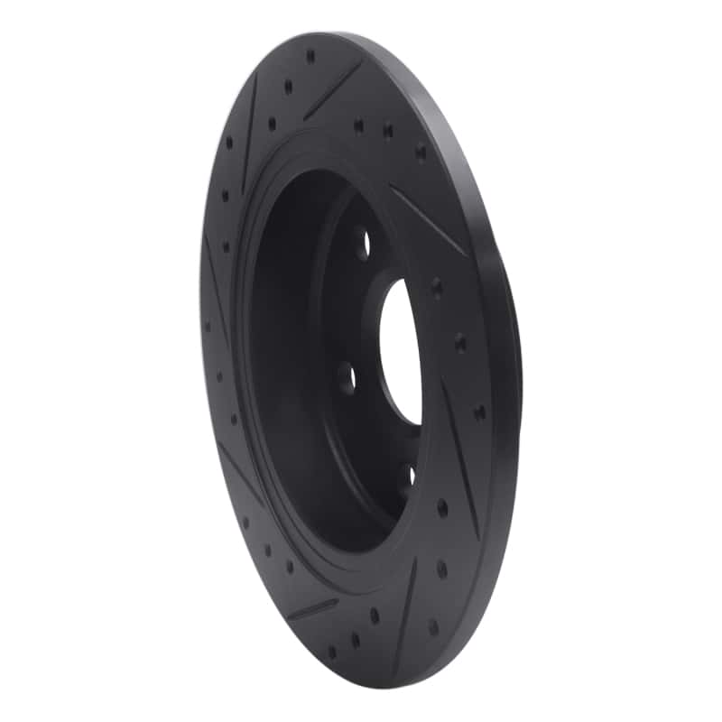R1 Concepts — R1 11-16 Buick LaCrosse Rear Right Drilled & Slotted Black Brake Rotor
R1 Brake Rotor Drill - view 4
