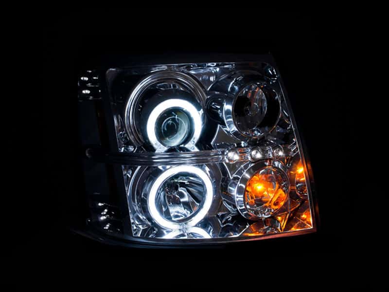 ANZO — ANZO 2003-2006 Cadillac Escalade Projector Headlights w/ Halo Chrome (CCFL) (HID Compatible)
Head Light Set
HdLtSet - view 6