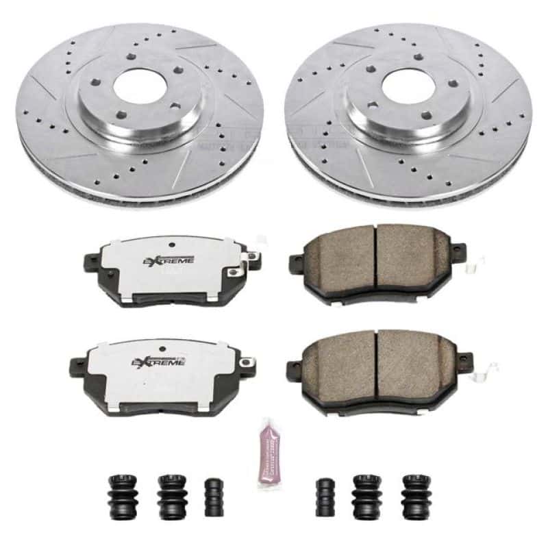 PowerStop — Power Stop 03-05 Infiniti FX35 Front Z26 Street Warrior Brake Kit - view 1