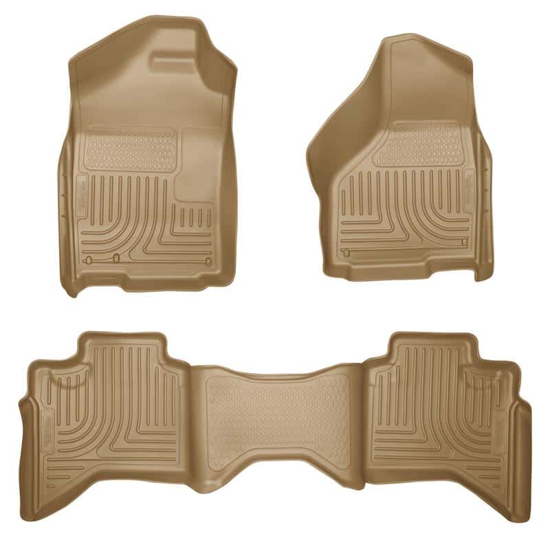 Husky Liners — Husky Liners 03-08 Dodge Ram 1500/2500/3500 Quad Cab WeatherBeater Combo Tan Floor Liners
Floor Liners - view 3