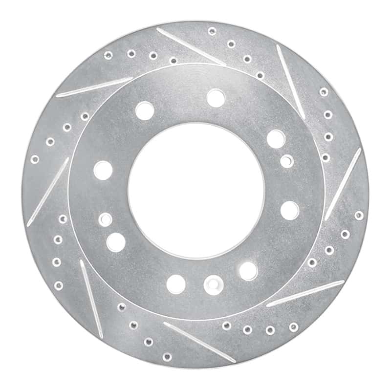 R1 Concepts — R1 2011-2025 Chevrolet Silverado 3500 HD Front Right Drilled & Slotted Silver Brake Rotor
R1 Brake Rotor Drill - view 1