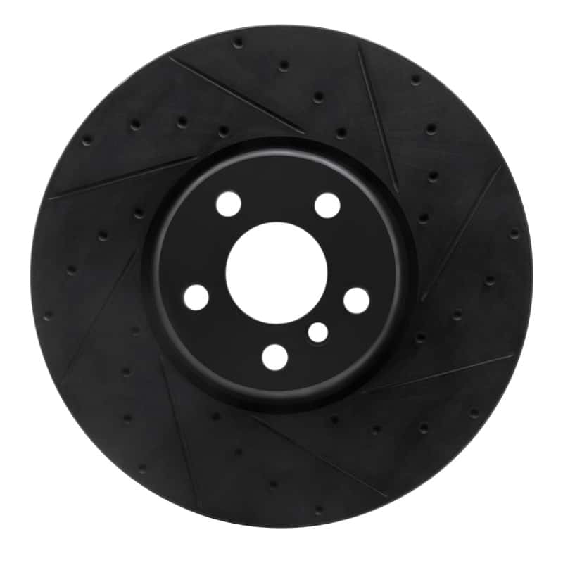 R1 Concepts — R1 16-25 BMW 230I xDrive Right Front Drilled & Slotted Black Brake Rotor
R1 Brake Rotor Drill - view 1