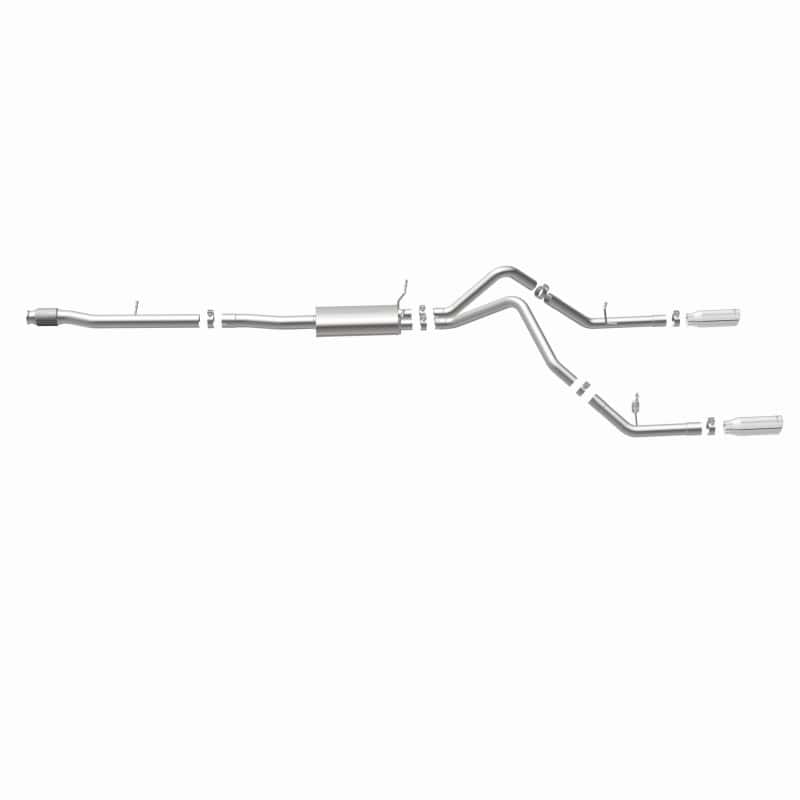 Magnaflow — Magnaflow 14 Chevy Silverado V8 5.3L CC/EC Cab Dual Split Rear Exit Stainless Cat Back Perf Exhaust
Cat-Back - view 36
