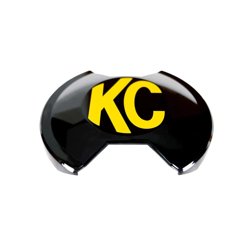KC HiLiTES — KC HiLiTES 6in. Light Shield / Hard Cover for SlimLite LED - Black - view 2