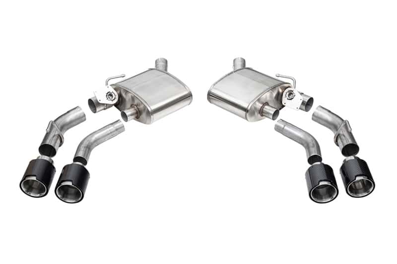 CORSA Performance — Corsa 2016-2024 Chevrolet Camaro SS / ZL1 Valved Axle-Back Exhaust w/ Carbon Fiber Quad Tips
Exhaust - view 1