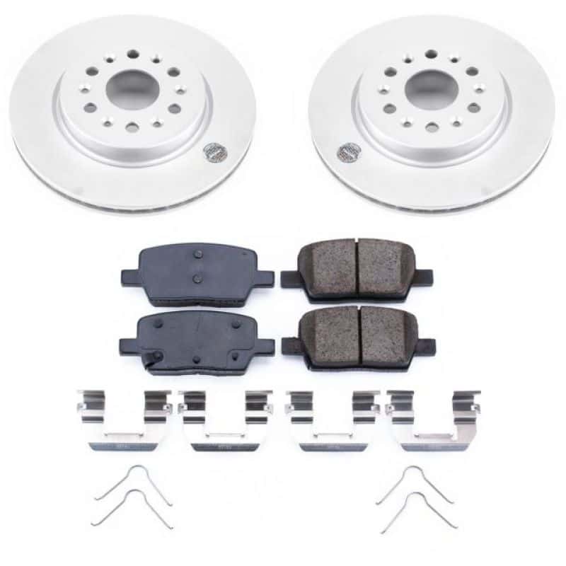 PowerStop — Power Stop 18-19 Buick Enclave Rear Z17 Evolution Geomet Coated Brake Kit - view 1