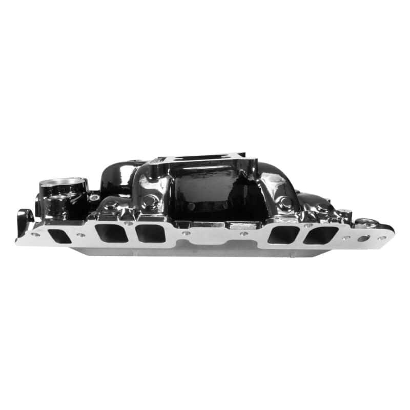 Edelbrock — Edelbrock B/B Chev Rect Port RPM Air-Gap Manifold - Black Plasma Finish - view 6