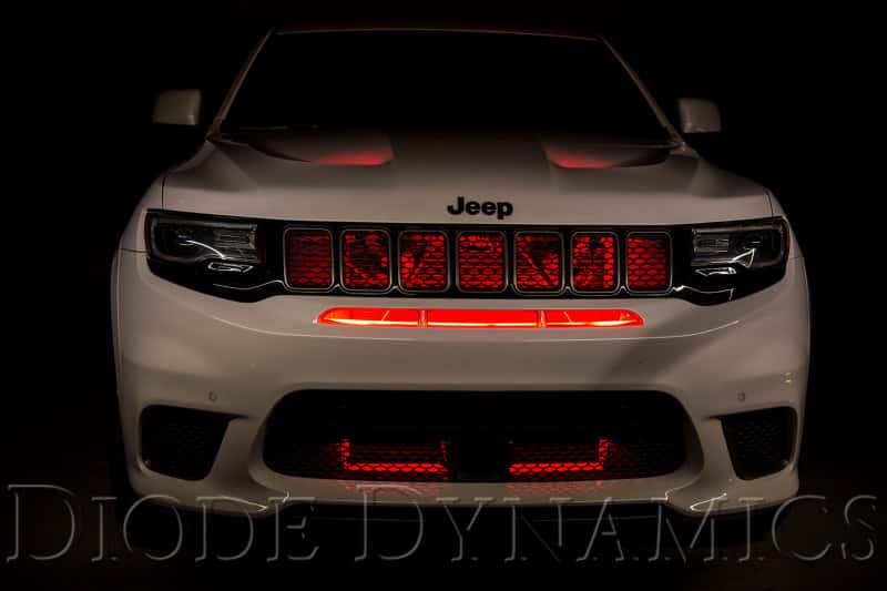 Diode Dynamics — Diode Dynamics RGBW Grille Strip Kit 2pc Multicolor - view 3