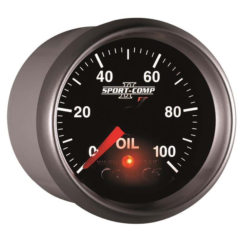 AutoMeter — Autometer Sport-Comp II 52.4mm 0-100 PSI Oil Pressure Peak & Warn w/ Electronic Control Gauge
2-1/16" OIL PRESS, 0 - view 8