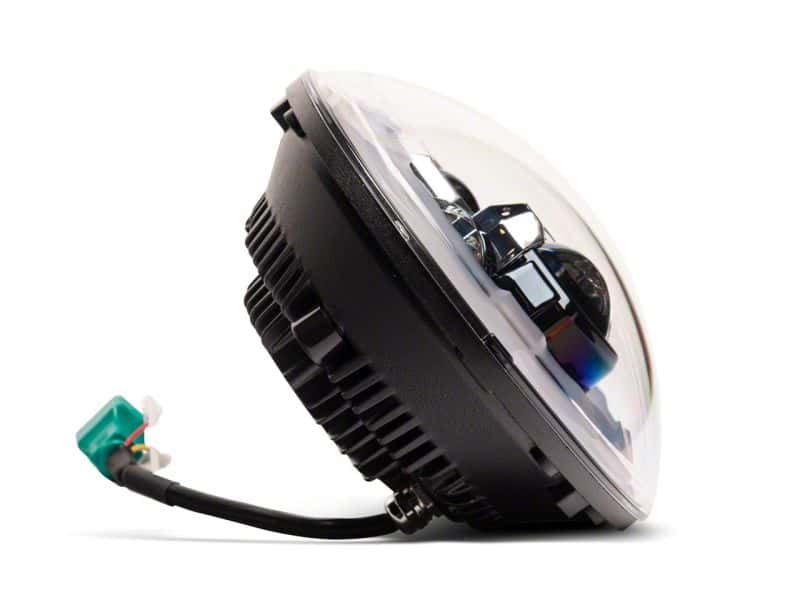 Raxiom — Raxiom 07-18 Jeep Wrangler JK Axial 7-In LED Headlights w/ DRL Turn Signals- Blk Housing (Clear)
Headlights - view 6